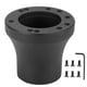 thumbnail image 1 of 5/6 Hole Steering Wheel Hub Adapter Base Fit for DS Club Car 1984 Up Golfcart ModelsBlack, 1 of 5