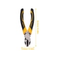 thumbnail image 2 of HEALEEP 1Set Diagonal Cutters Heavy Duty Wire Cutting Tools with Ergonomic Handle Design for Industrial Applications, 2 of 8
