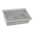 thumbnail image 2 of Ruvati RVG1080GR 33 x 22 inch Dual-Mount Single Kitchen Sink - Silver Gray, 2 of 7