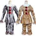 thumbnail image 3 of Disfraz De Cosplay Pennywise Adulto Fiesta De Halloween Payaso Stephen King Y # 39 ; s It Traje De Para Hombres Y Mujeres, 3 of 4