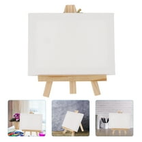 Soimiss 1 Set Wooden Display Holder for Artwork Display White Handcrafted Tripod Stand for Art Parties