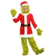 thumbnail image 1 of The Grinch Kid's Santa Open Face Costume, 1 of 6