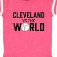 thumbnail image 4 of Inktastic Cleveland Vs. the World with Baseball Boys or Girls Baby Bodysuit, 4 of 5