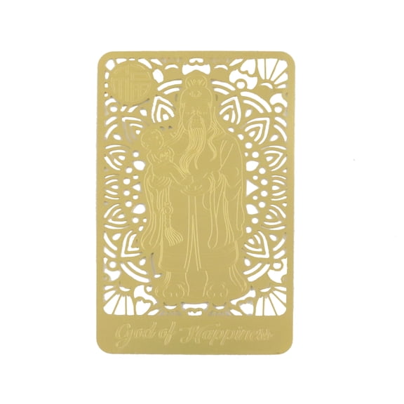 Feng Shui Fuk Golden Talisman Card
