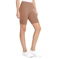 thumbnail image 3 of Women's Comfy Stretch Active Biker Shorts Pants with Elastic Waistband S to 3XL, 3 of 5