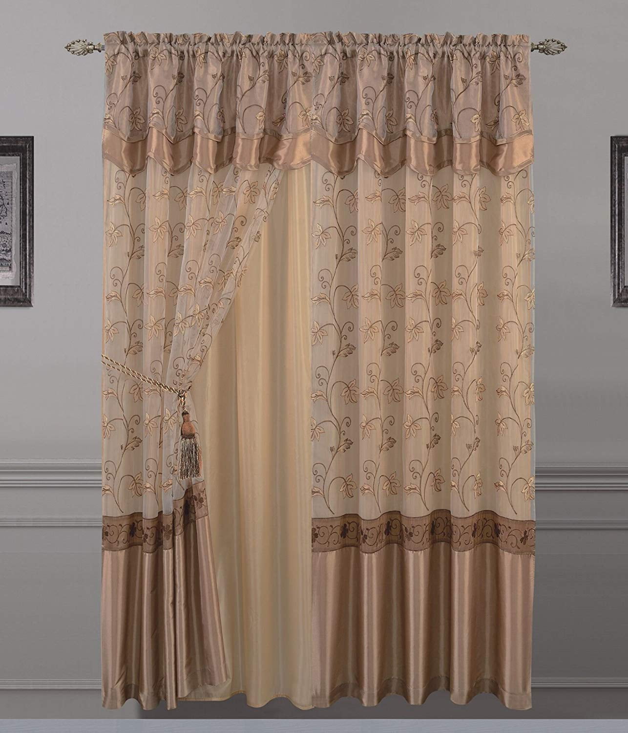 Curtains With BuiltIn Valance