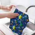 thumbnail image 6 of Sikiie Dinosaur In Space Waffle Weave Kitchen Dish Cloth,Super Absorbent Kitchen Dish Towels 16*26 Inches for Dish Rags Washing Dishes, Drying Dishes, 6 of 7