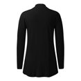 thumbnail image 4 of Ediodpoh Long Cardigan Sweaters for Women Solid Color Open Front Knit Sweater Lightweight Fall Winter Outwear Casual Long Sleeve Black XXL, 4 of 5