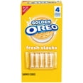 thumbnail image 2 of OREO Fresh Stacks Golden Sandwich Cookies, Travel Snacks, 8.05 oz (4 Multi Snack Packs)-3 pack-with Bowel by Mahad, 2 of 4