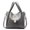 Silver, variant on HUISZJ Shoulder Bag Bucket Bag, PU Leather Crossbody Bag with Inner Bag, Magnetic Crossbody Bag for Work Travel (Black)