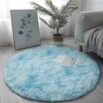 thumbnail image 1 of Plush Round Rug Mat Fluffy White Carpets for Living Room Soft Home Decor Bedroom Kid Room Decoration Salon Thick Pile Rug, 1 of 5
