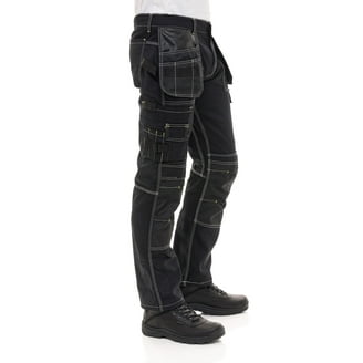 Skylinewears Mens Denim Workwear pants Cordura Knee Reinforcement