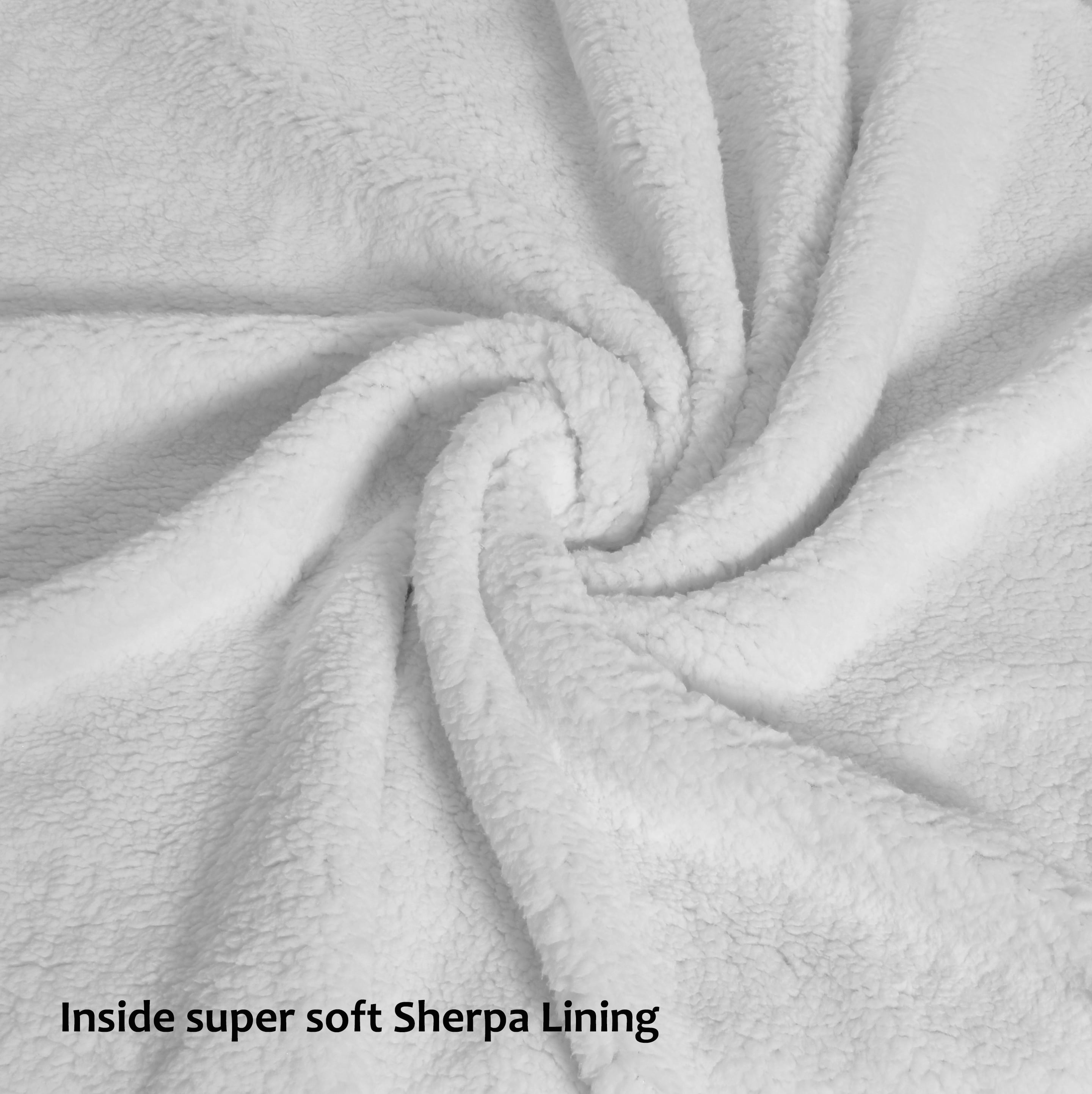 Catalonia Wearable TV Blanket with Sleeves Arms Warm Micro Plush Sherpa Fleece for Adult Large Wrap Throw Robe 72 x 55”