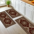 thumbnail image 4 of Soulgenix Kitchen Rug Set, 3 Pcs Kitchen Rug with Non Slip Backing for Floor and Hallway Laundry, Kitchen Mats for 20''x32''+20''x47''+20''x59'', 4 of 10