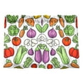 thumbnail image 7 of Yayeee Kitchen Curtains Tier Pair Light Filtering 27"x36" Rod Pocket Short Cafe Window Panel, Vegetables Pattern, 7 of 7