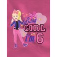 thumbnail image 2 of Birthday Girl Jojo Siwa Shirts Gift for 6 Year old Girl 6th Birthday Party Shirt Bday Girl I'm 6 Chill Blue M (5-6T), 2 of 5