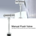 thumbnail image 4 of Valve de Chasse d'Eau pour Toilettes, Valve de Chasse Manuelle en Alliage de Zinc Durable, Valve de Chasse d'Eau de Salle de Bain Performance Finement Réglée, 4 of 8