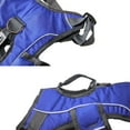 thumbnail image 7 of Heavy Duty Padded No-Pull Reflective Dog Harness Vest with Handle Medium to Large Dogs (X-Large: Chest 28" - 36", Blue), 7 of 7