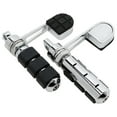 thumbnail image 4 of Geelife For Harley-Davidson Male Mount Stirrup Heel Rest Driver Foot Pegs Vibration US, 4 of 9