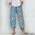 thumbnail image 2 of CLOOCL Women Trousers Animal Cat Graphic Printed Loose Plus Size Long Pants Female Fashion Jogging Pants, 2 of 6
