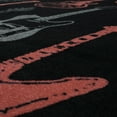 thumbnail image 6 of Mohawk Home Guitar Montage Printed Indoor Area Rug in Pink, 3'4"x5', 6 of 8