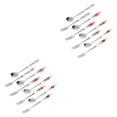 thumbnail image 2 of Maytalsory 8pcs Tea Spoon Fork Set For Every Occasion Versatile And Stylish Safe To Set 2Set, 2 of 6