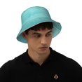 thumbnail image 4 of Balery Blue And Turquoise Sombreros para el sol para hombre y mujer, sombrero de pescador con UPF 50+, 4 of 6