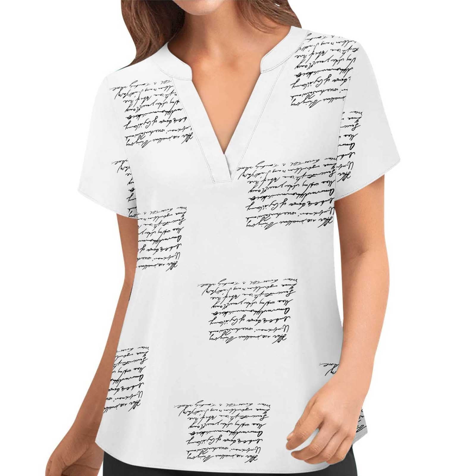 Women Trendy Cute Scrub Working Uniform 