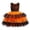 F Orange, variant on Auroural Girls Tulle Princess Dress Girls Halloween Witch Pumpkin Dress Puff Sleeve Bow Waist Princess for Party
