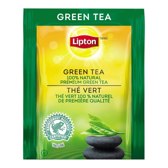 Lipton Premium Natural Green Tea, 100 Percent, 4 Star | 28UN/Unit, 6 Units/Case