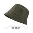 thumbnail image 5 of Irregular Brim Solid Color Bucket Hat Women Spring Autumn Suede Basin Hat, 5 of 6