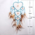 thumbnail image 4 of Kids Dream Catcher Heart Feather Bead Ornament Wall Hanging Decor, 4 of 6