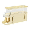thumbnail image 3 of kowaku Refrigerator Egg Holder Automatic Rolling Egg Container, 2 Layer Stacked Egg Tray Rolling Egg Dispenser for Fridge Countertop Cream Color, 3 of 9