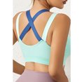 thumbnail image 6 of Bibifish Women Athletic Bra Strong Support Wide Strap Soft Stretchy Moisture-wicking for Fitness Exercise Practical Athletic Bra, 6 of 7
