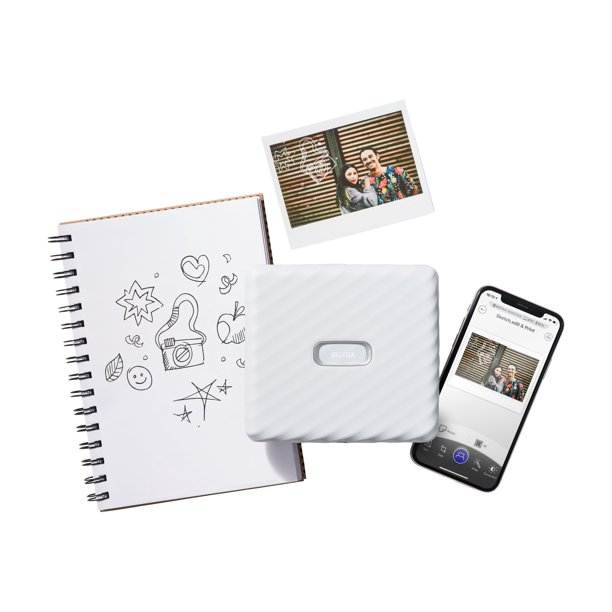 Fujifilm Instax Link Wide Printer - Ash White - Walmart.ca