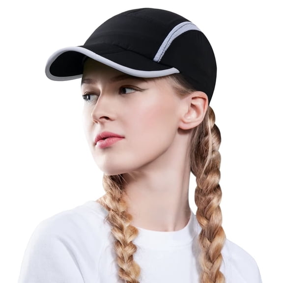 Minzimin Women's Foldable Light Cap Quick Dry Ultra-Thin Unstructured Run Hat