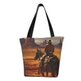 thumbnail image 1 of Disketp Western Desert Cowboy Cloud Bolsa de Hombro Casual para Mujer, Bolso Cruzado para Compras, Viajes y Uso Diario, 1 of 6