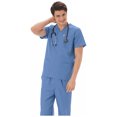 thumbnail image 2 of Fundamentals Unisex Three Pocket Scrub Top, Style 14869, 2 of 2
