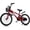 Red, variant on ICEELF 14 inch Kids Bike, Carbon Steel Frame, Dual Brakes, Adjustable Seat,Training Wheels for Boys Girls Ages 3-12