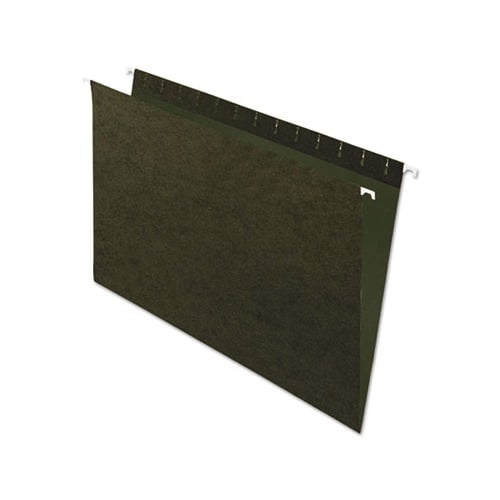 Standard Green Hanging Folders Legal Size, Straight Tab, Standard Green, 25/Box