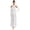 Ivory, variant on Women Rhinestones Mesh Modern Lyrical Dance Leotard Dress with Full-finger Gloves Skating Gymnastics Acrobatics Performance Dancewear Black L