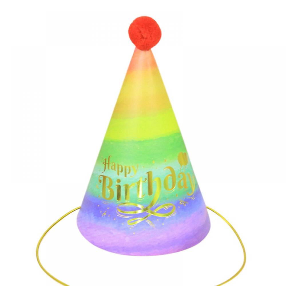 Kids Birthday Party Hats Festival Celebration Paper Hat Table Decor 10pcs