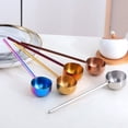 thumbnail image 7 of Soup Ladle, Long Handle Spoon, Gold Kitchen Utensil, Cooking Spoon, Serving Spoon, 80ml Ladle, Stainless Steel Ladle for Hot Oil Water Soup Home Kitchen, 7 of 7