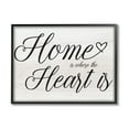 thumbnail image 2 of Stupell Industries Heart & Home Fancy Script Phrase Typography Framed Wall Art, 14 x 11, Design by Lil' Rue, 2 of 5
