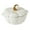 White, variant on Smith & Clark 2 Quart Pumpkin Enameled Cast Iron Dutch Oven Casserole Pot with Lid, Black