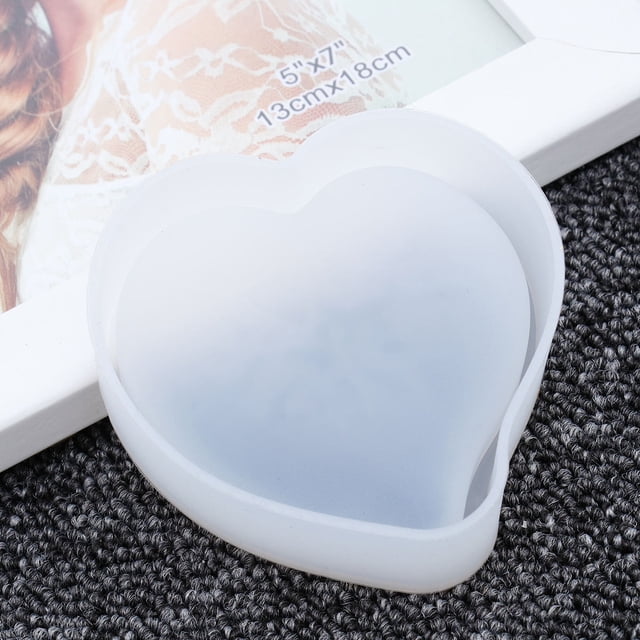 HAMPPLIES Moules à Bijoux en Silicone Blanc Réutilisables pour Fabrication de Perles avec Trous de Suspension