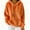 Orange Womens Pullover Top, variant on Orange Hoodies for Women Fuzzy Fleece Winter Hooded Sweatshirts Soft Warm Pullover Hooded Tops with Pockets