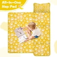 thumbnail image 4 of Yellow Dog Paw Footprint Toddler Nap Mats for Kids Preschool,Sleeping Mat Bag or Kids,Toddler Sleeping Bag,Toddler Nap Mat or Daycare, 4 of 6