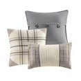 thumbnail image 4 of Gracie Mills Nanette 6 Piece Printed Herringbone Quilt Set with Throw Pillows - GRACE-9327, 4 of 4