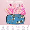 thumbnail image 4 of PhooArto Pencil Case, Skeleton Skateboard Pattern Large Capacity Pencil Pouch Stationery Pen Bag, 4 of 7